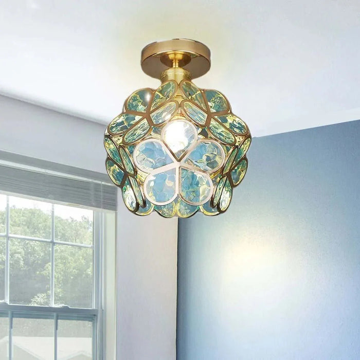 Crystal Nordic Corridor Ceiling Light