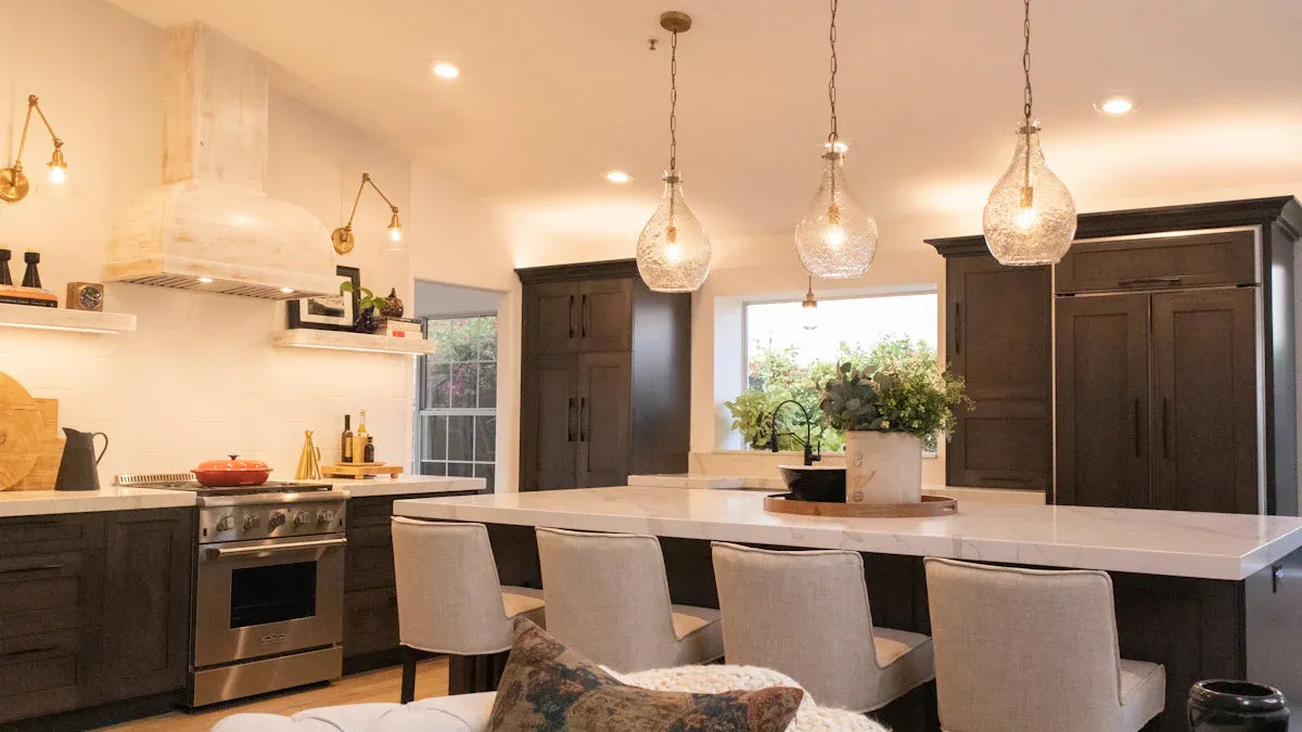 What Size Pendant Light Over Island Works Best