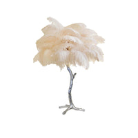 Fjeret elegance bordlampe