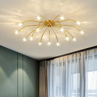 Opulent Star-Globe glass Ceiling Light