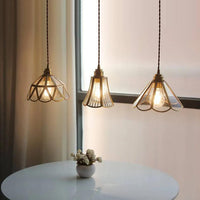 Nordic Style Vintage Brass Pendant Light