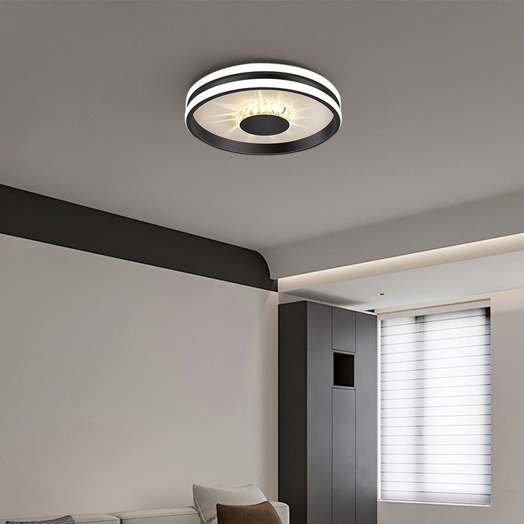 Moderne smart krystal loftslampe