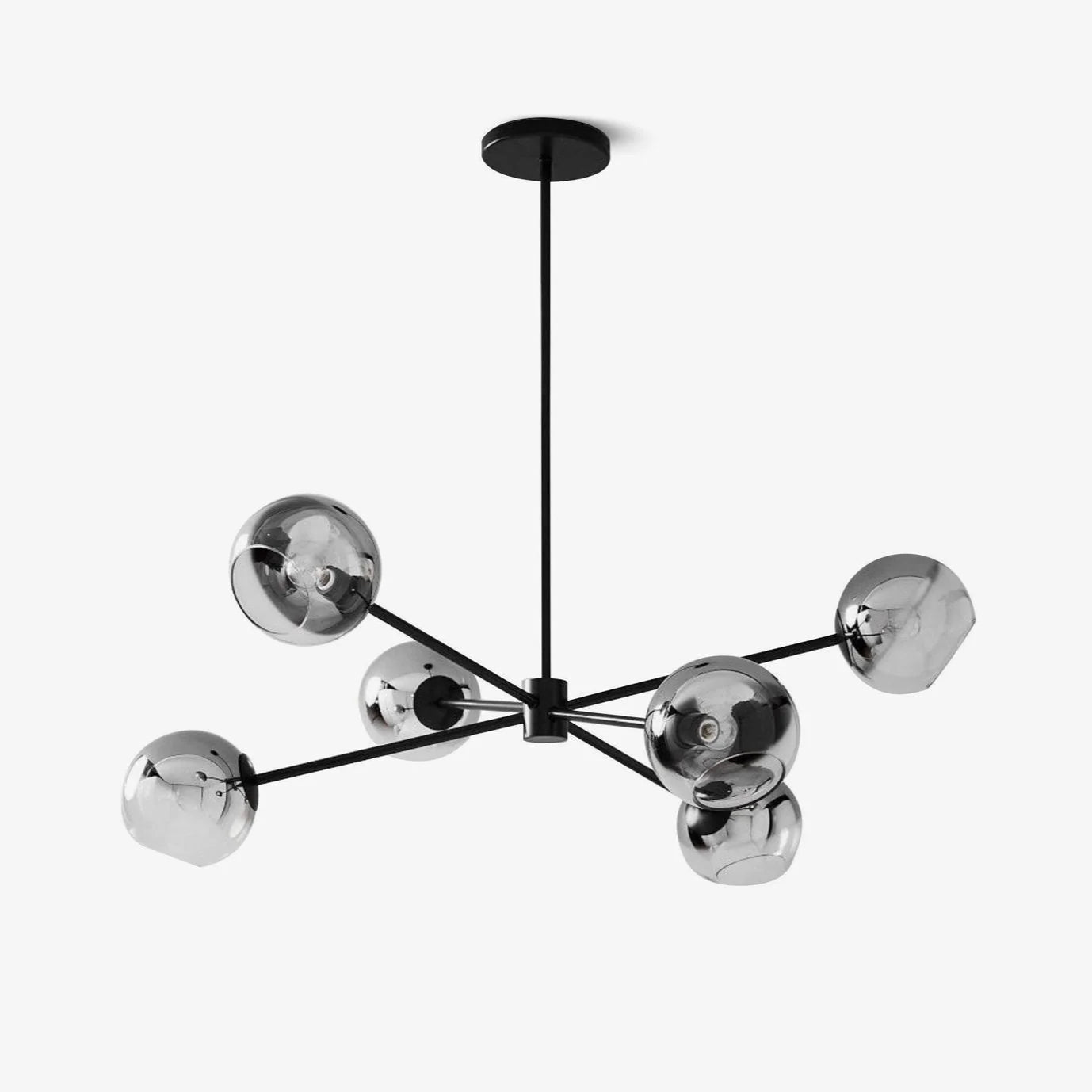 Modern Axis Glass Chandelier