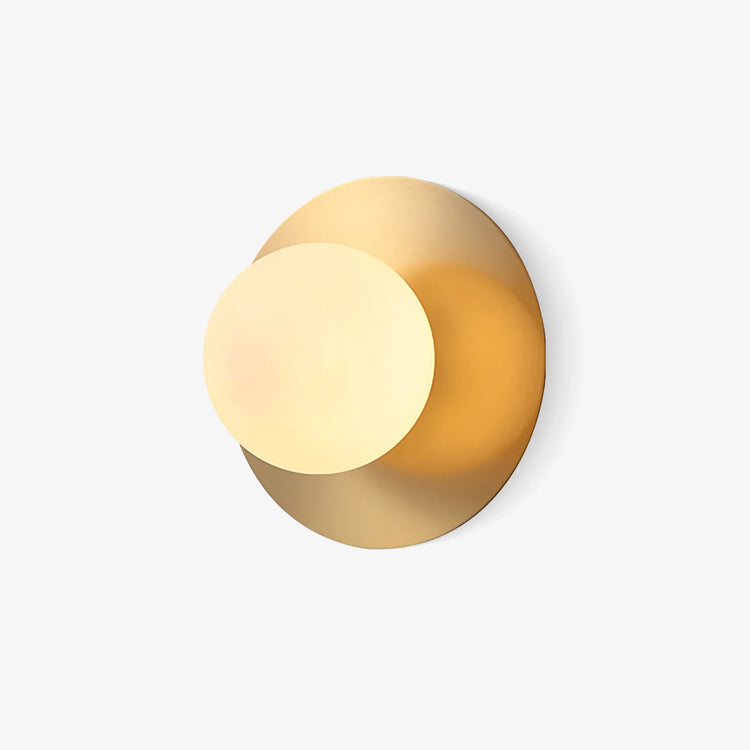 Moderne Cirkulær Ring Glas Væglampe