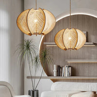 Artistic Wooden Irregular Pendant Light