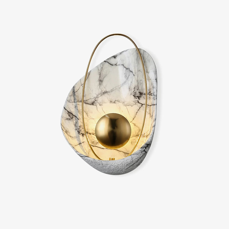 Stilfuld Pearl Resin væglampe