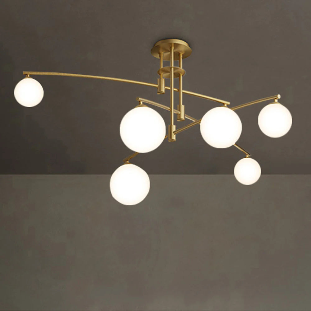 Lampadario a sfera nordica