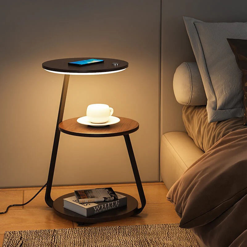 Lampadaire multicouche rechargeable créatif