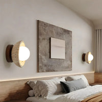 Modern Industrial Stone Wall Light