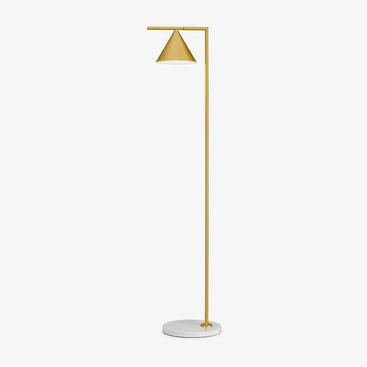 Moderne lineær metalgulvlampe