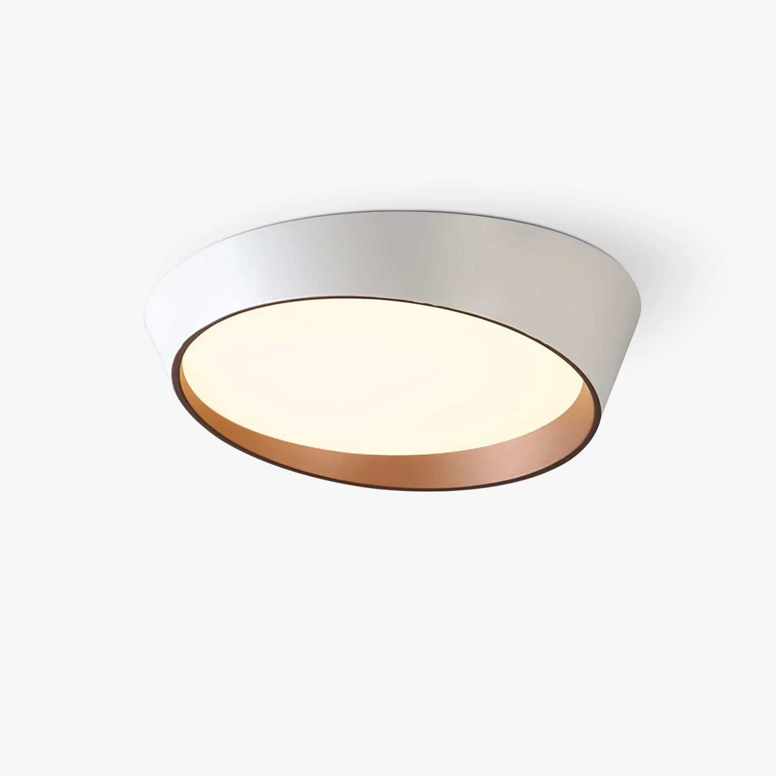 Lampada da soffitto in acero