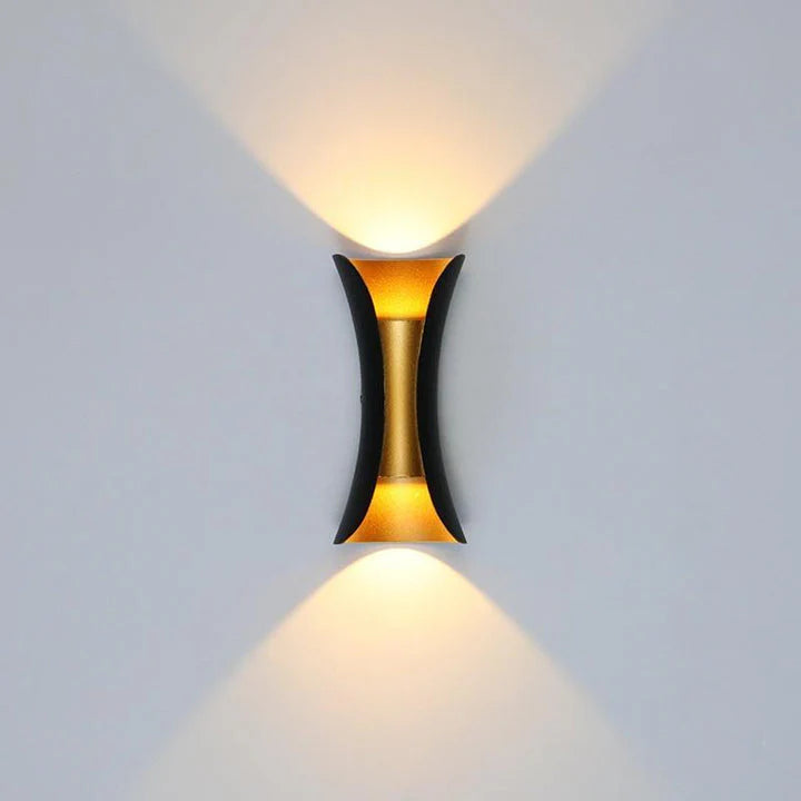 Modern Irregular Aluminum Outdoor Wall Light