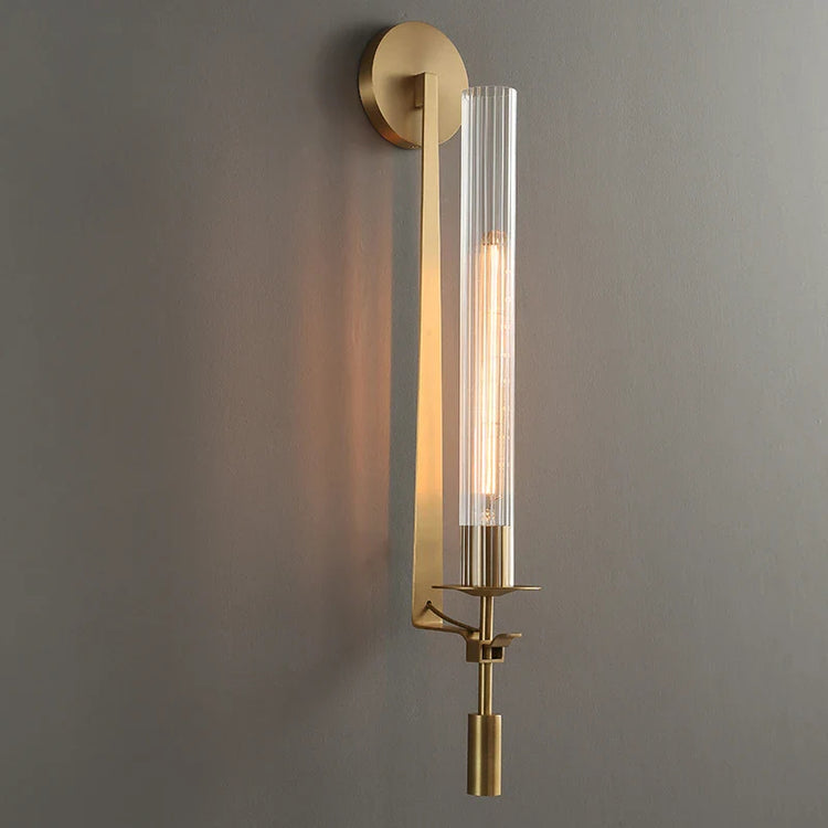 Modern Gold Metal Wall Light