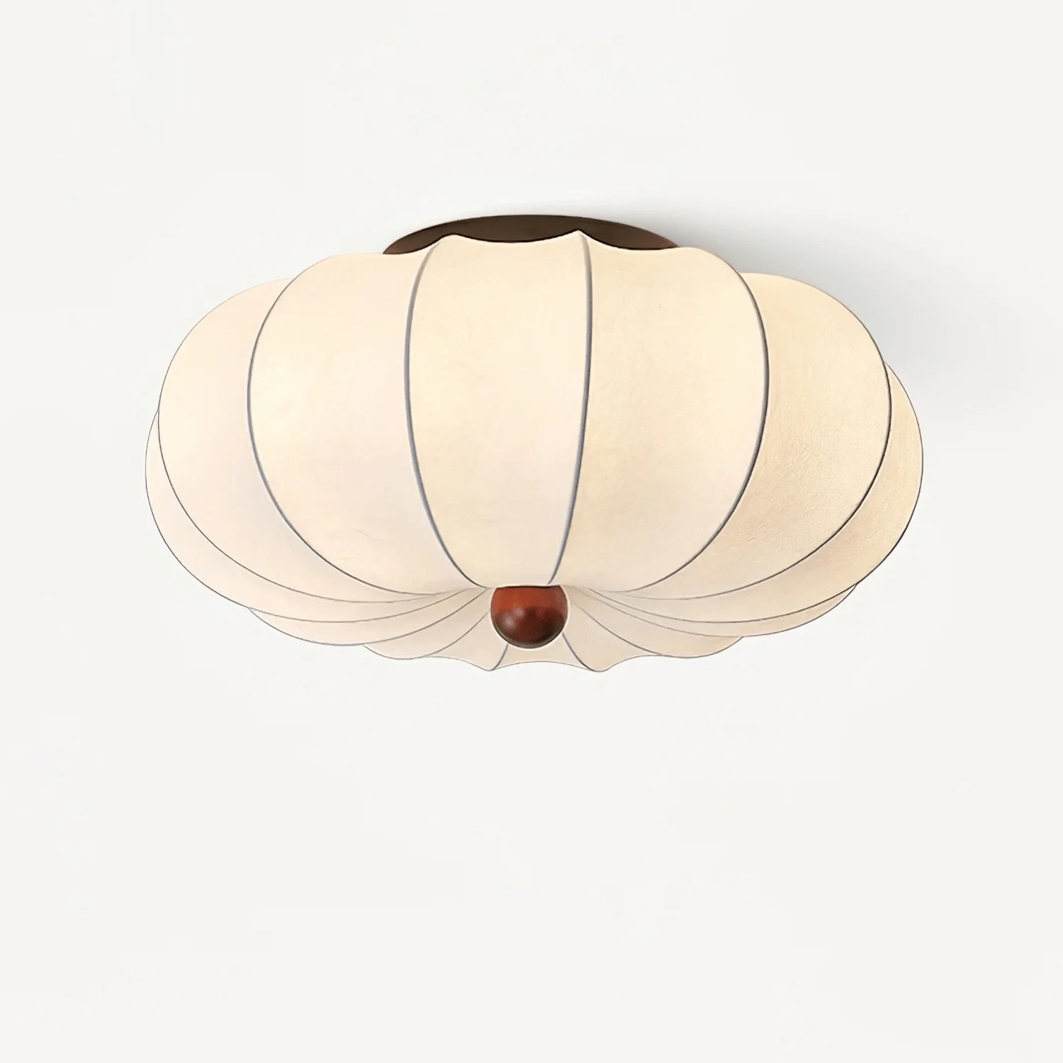 Trendy Round Silk Ceiling Light