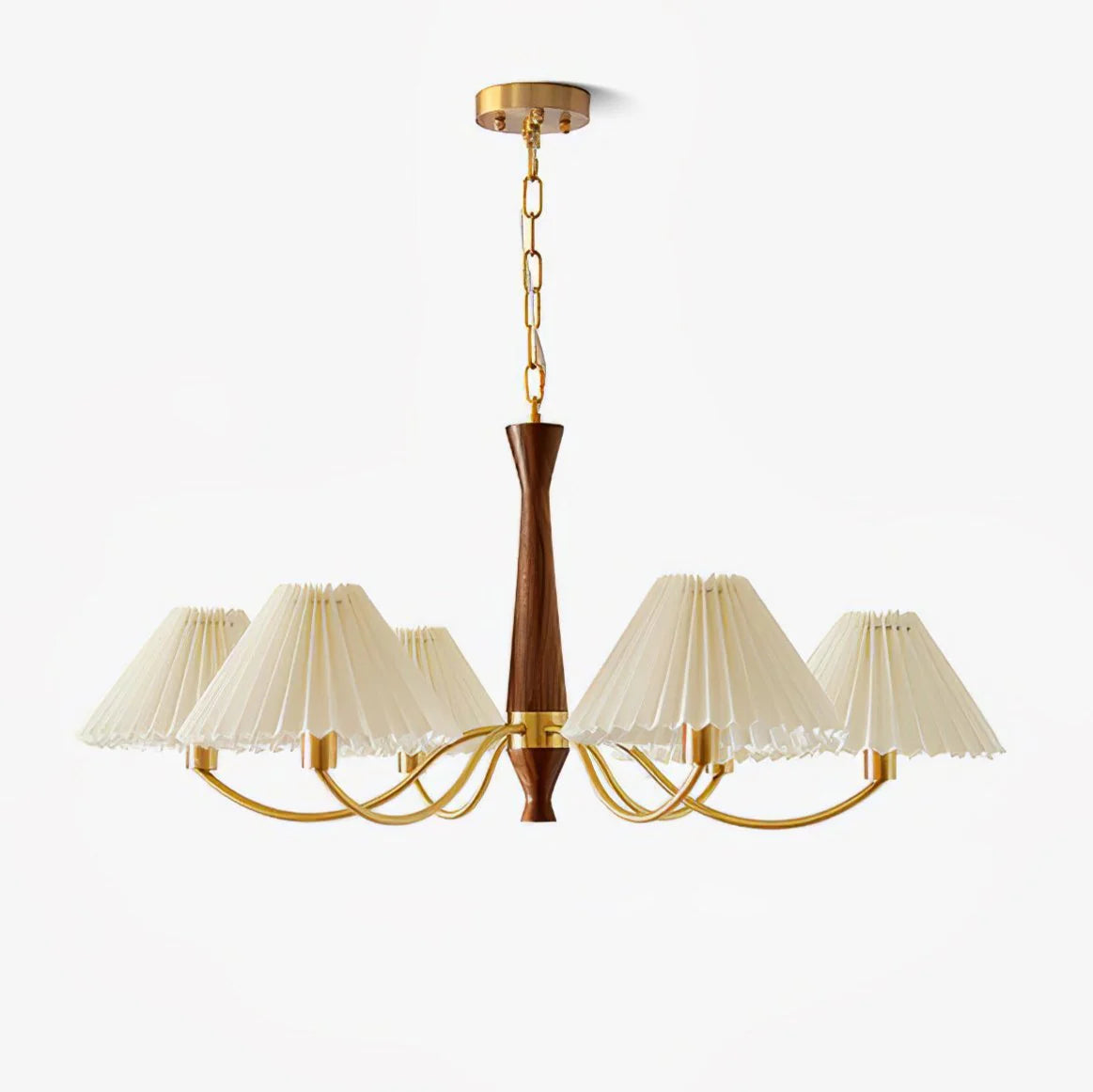 Lampadario Eleganza Plissettato