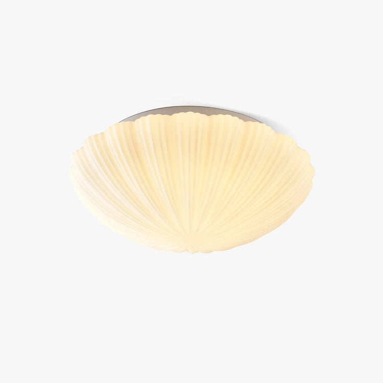 Trendy rund skal glasloftslampe