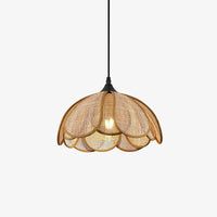 Rattan Blossom Pendant Light