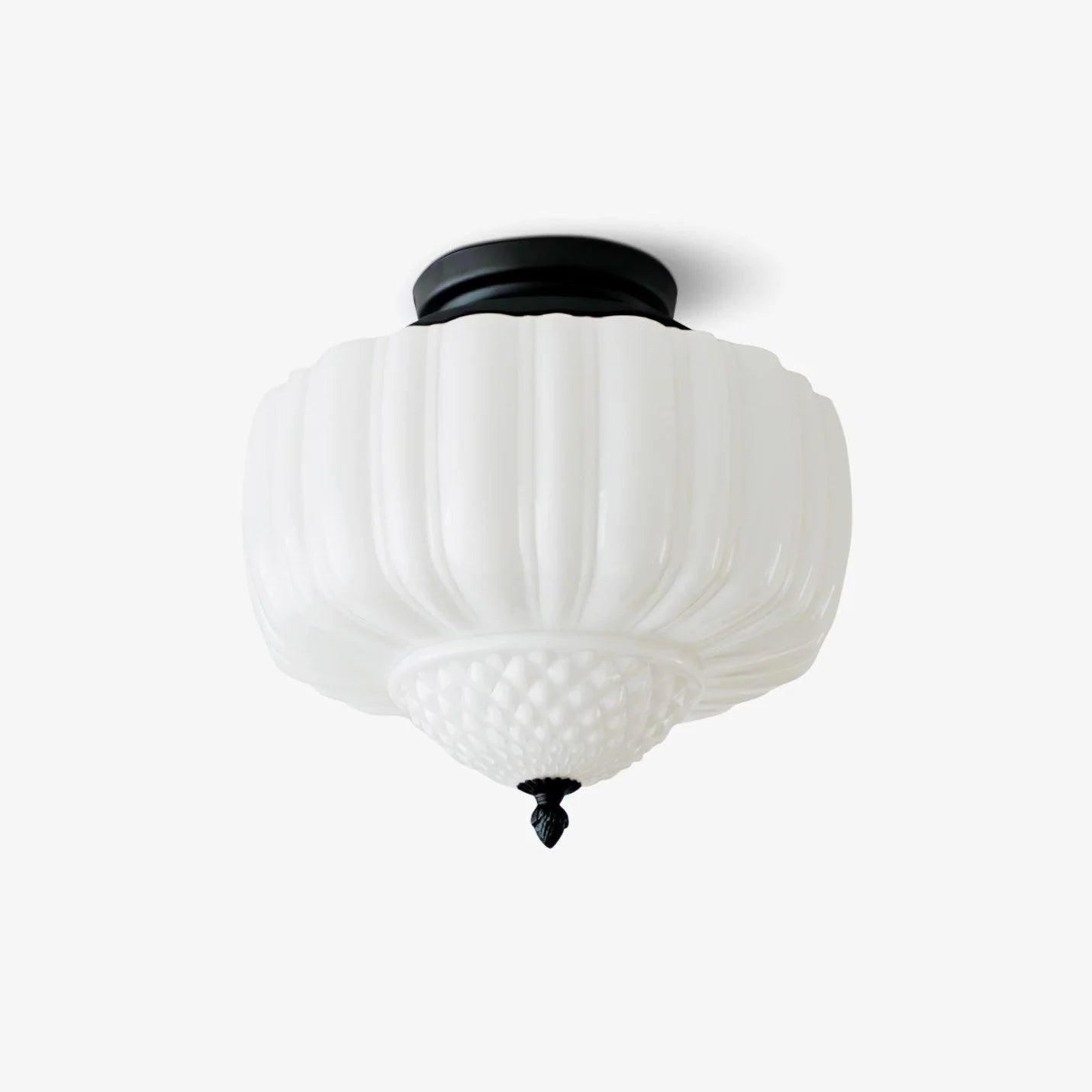 Classic Circular Glass Ceiling Light