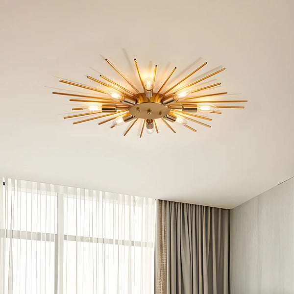 Moderne uregelmæssigt jernværksloftslys