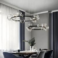 Contemporary Alyse LED Ring Chandelier