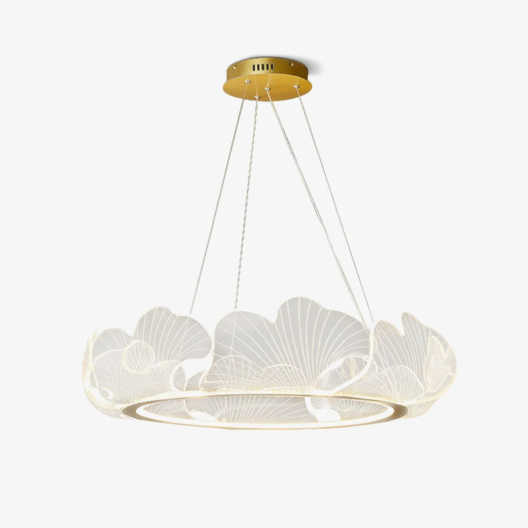 Oceanic Round Acrylic Chandelier