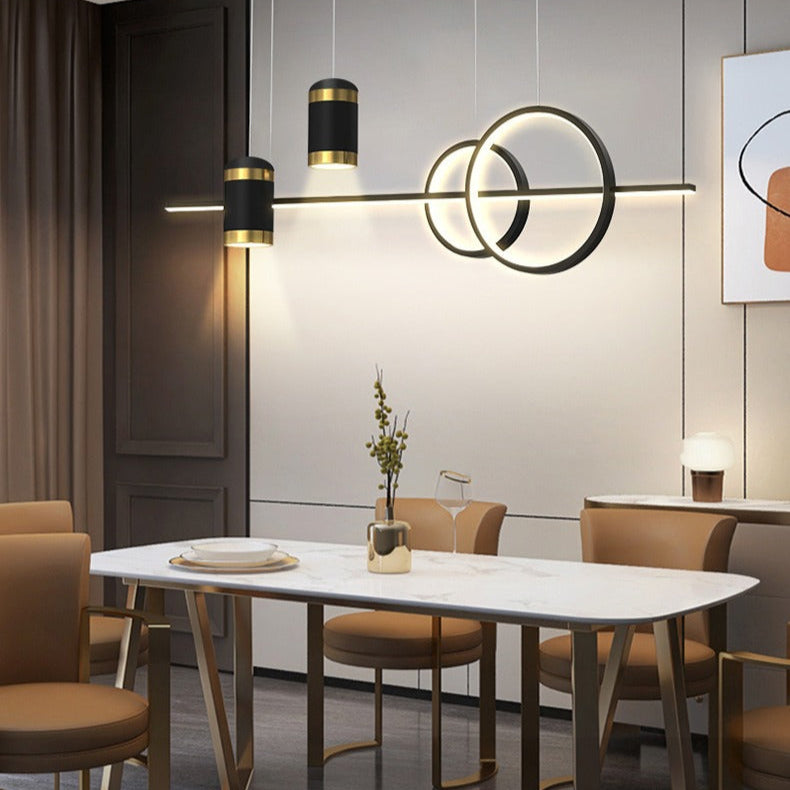 Lampadario moderno e semplice per proiezione del cielo stellato