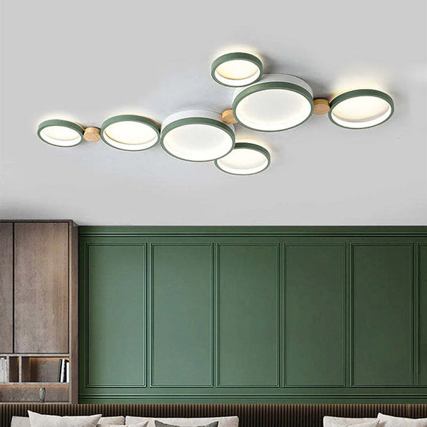 Artistic Circular Iron LED Ceiling Light