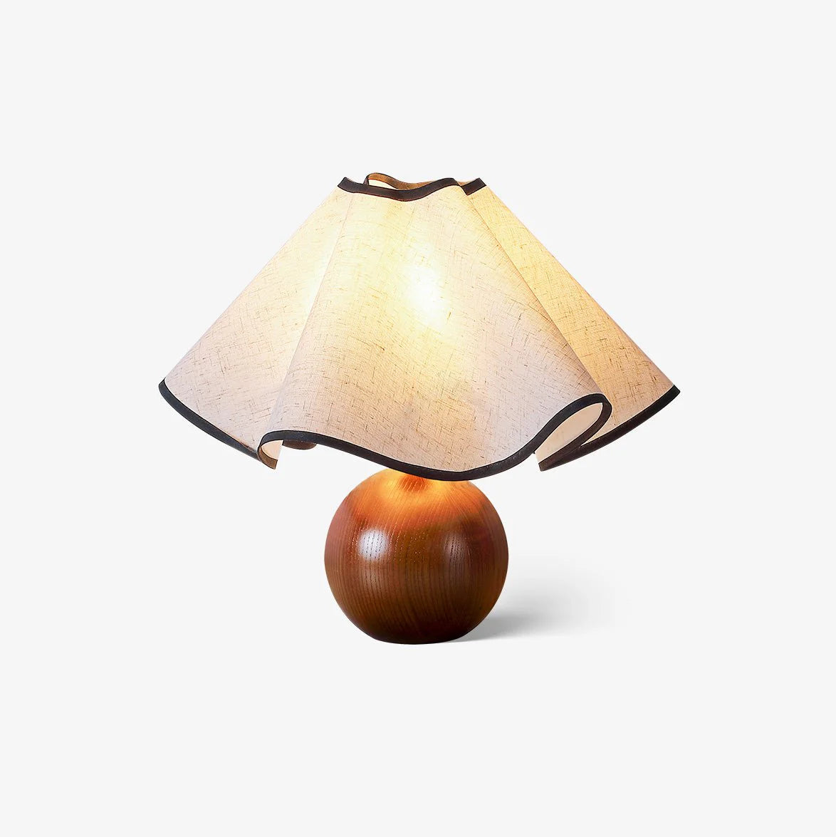 Lampe de table classique en tissu cloche