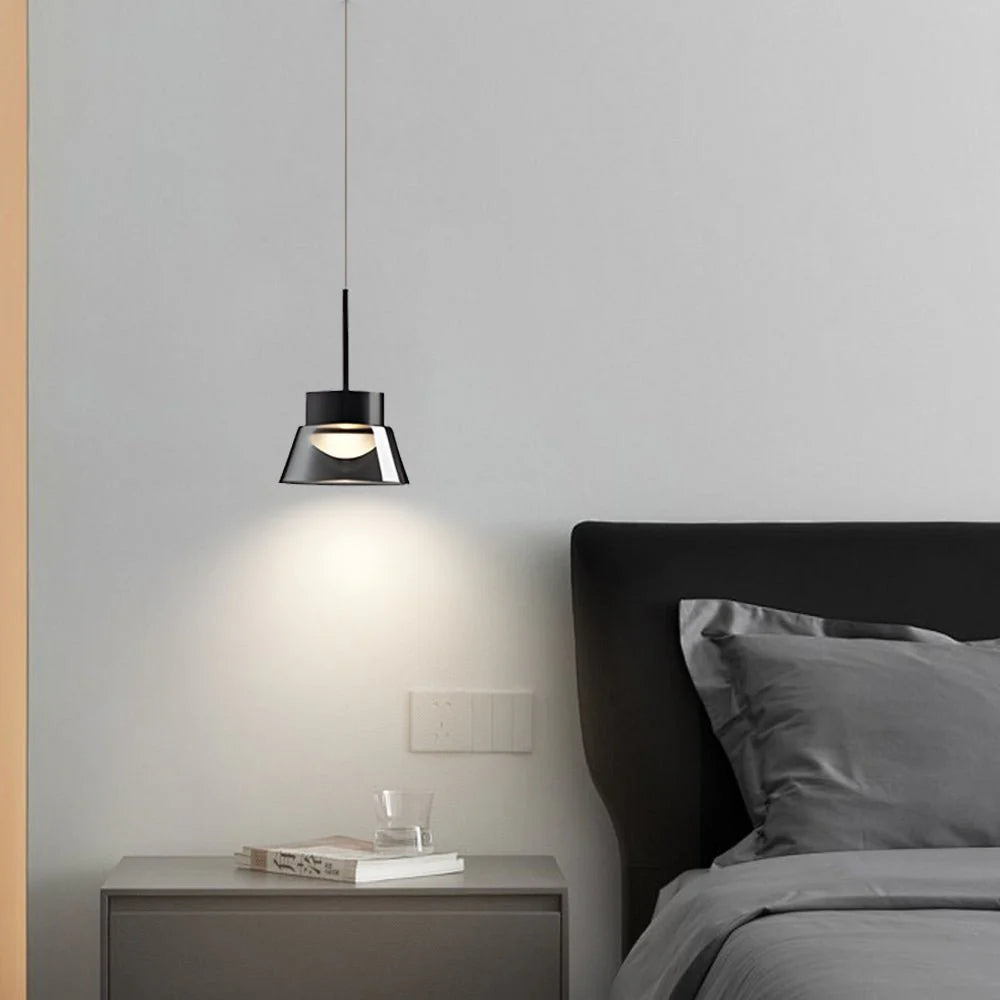Italiensk minimalistisk glaspendel