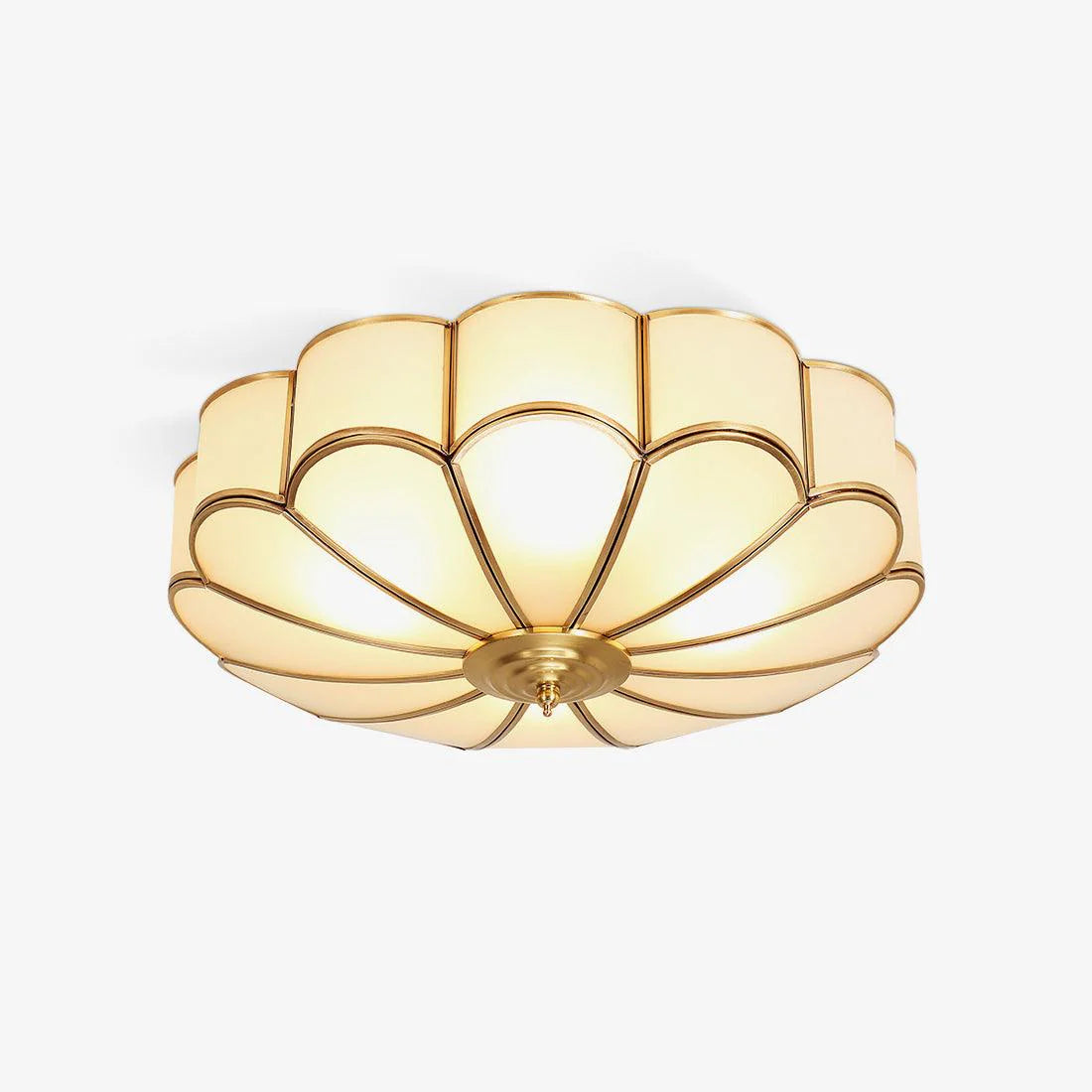 Elegant FloraBeam Glass Ceiling Light