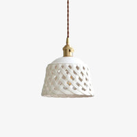 Gitter glød pendellys