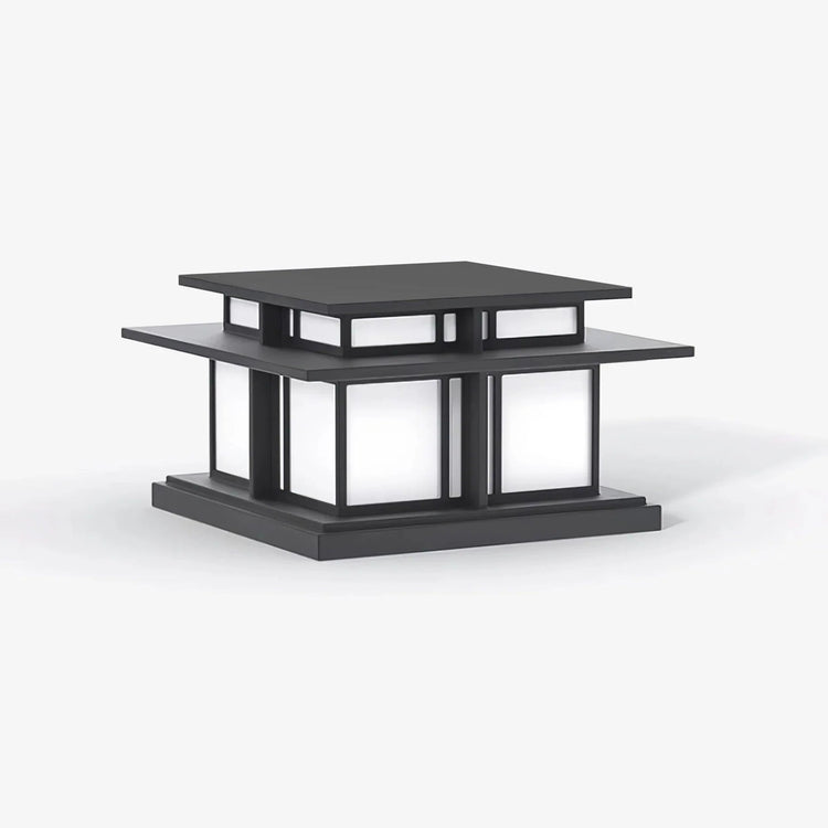 Retro Square Stainless Steel Outdoor Light