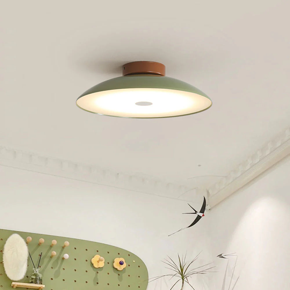 Cream Iron Hallway Ceiling Fixture