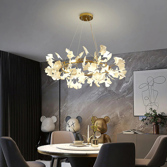 Gingko Halo lysekrone