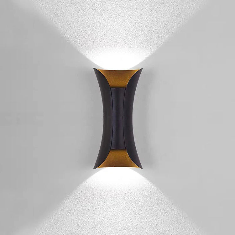 Modern Irregular Aluminum Outdoor Wall Light