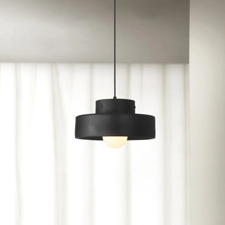 Contemporary Circle Resin Pendant Light