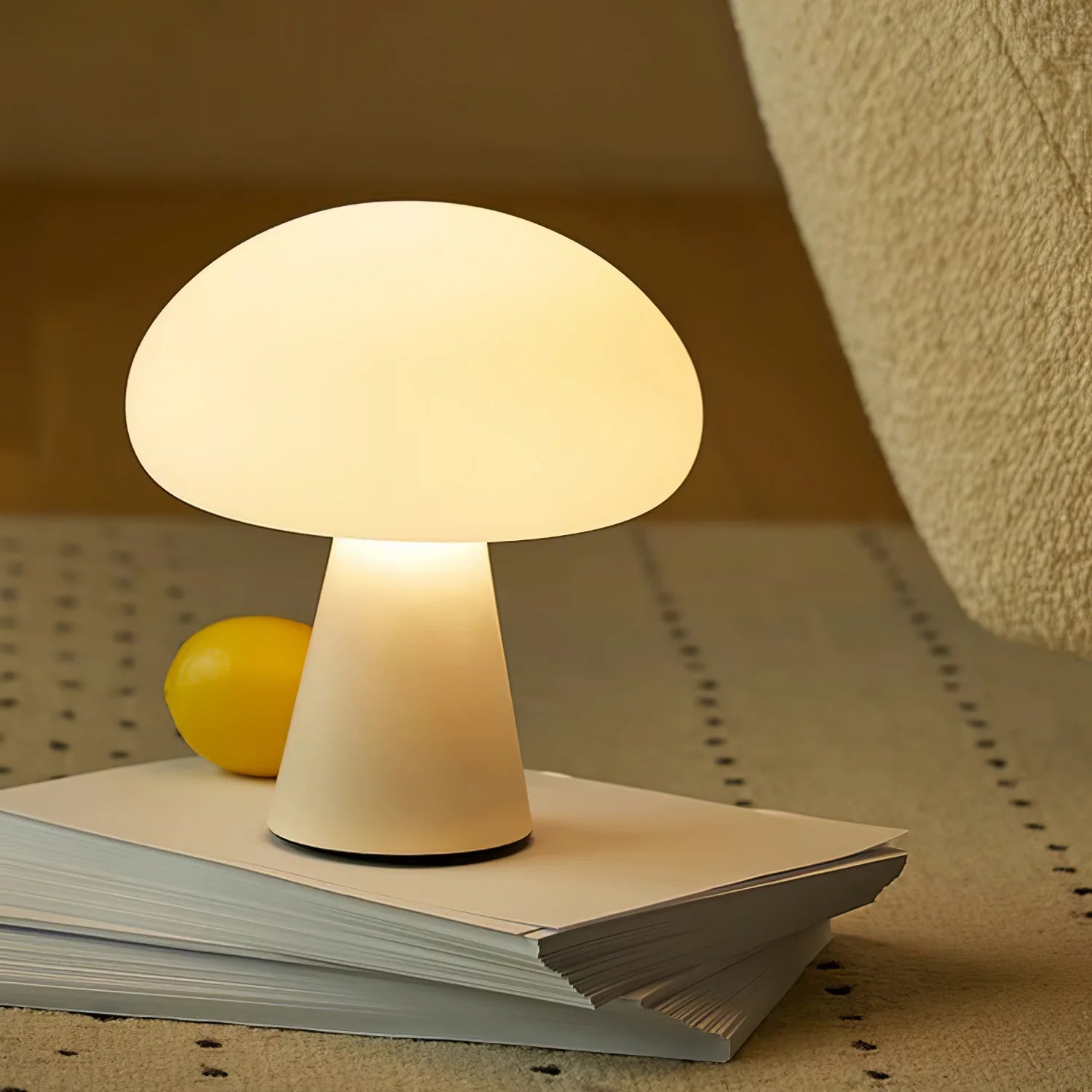 Modern Mushroom Polyethylene Table Lamp