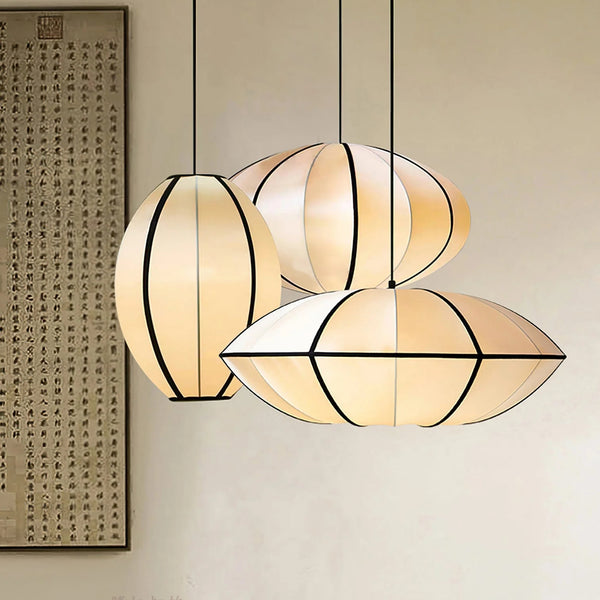 Classic Oval Paper Pendant Light