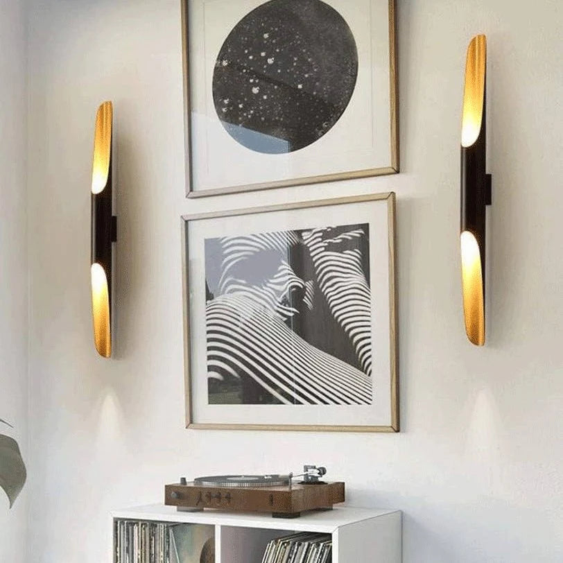 Applique murale moderne en tube d'aluminium