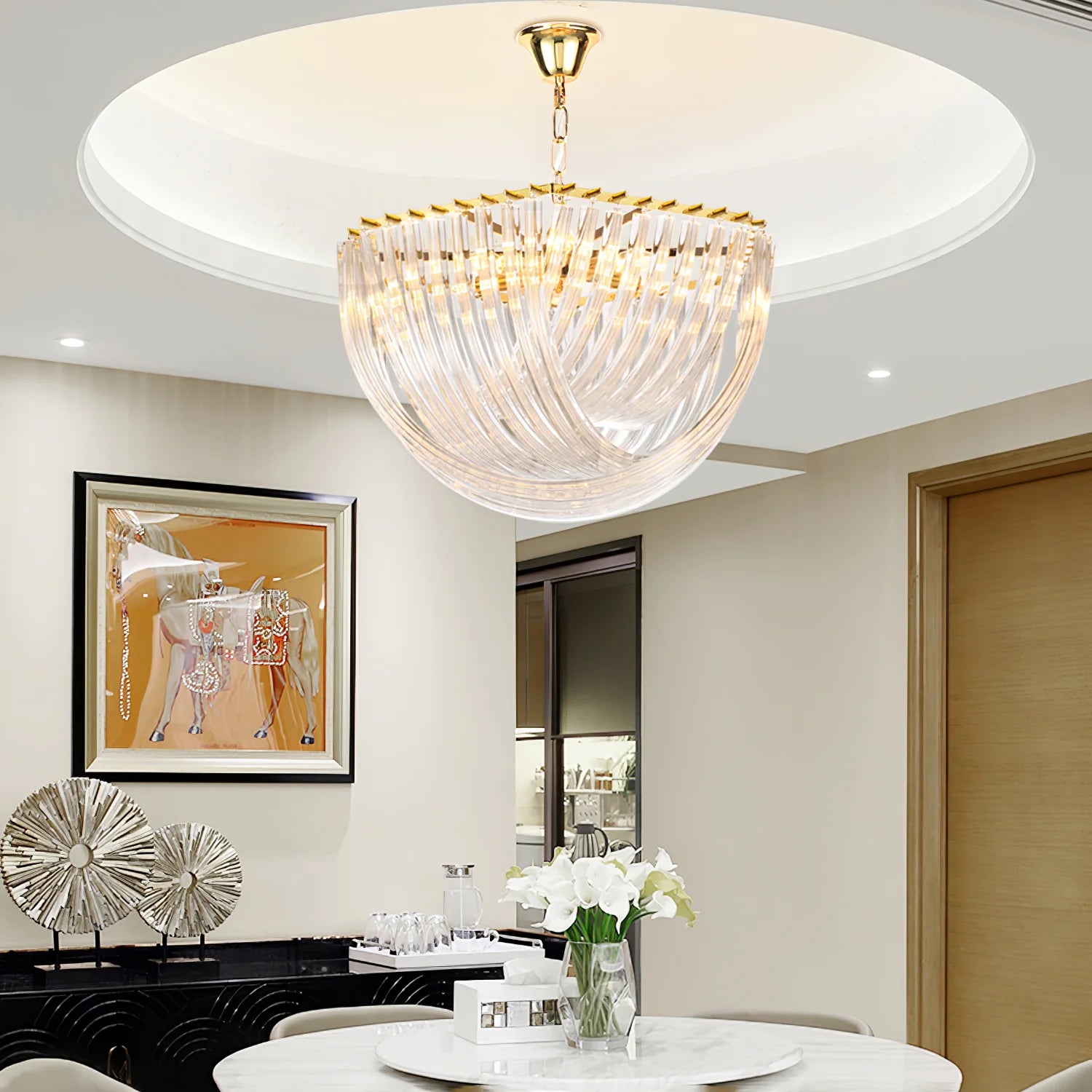 Lampadario contemporaneo Vespera