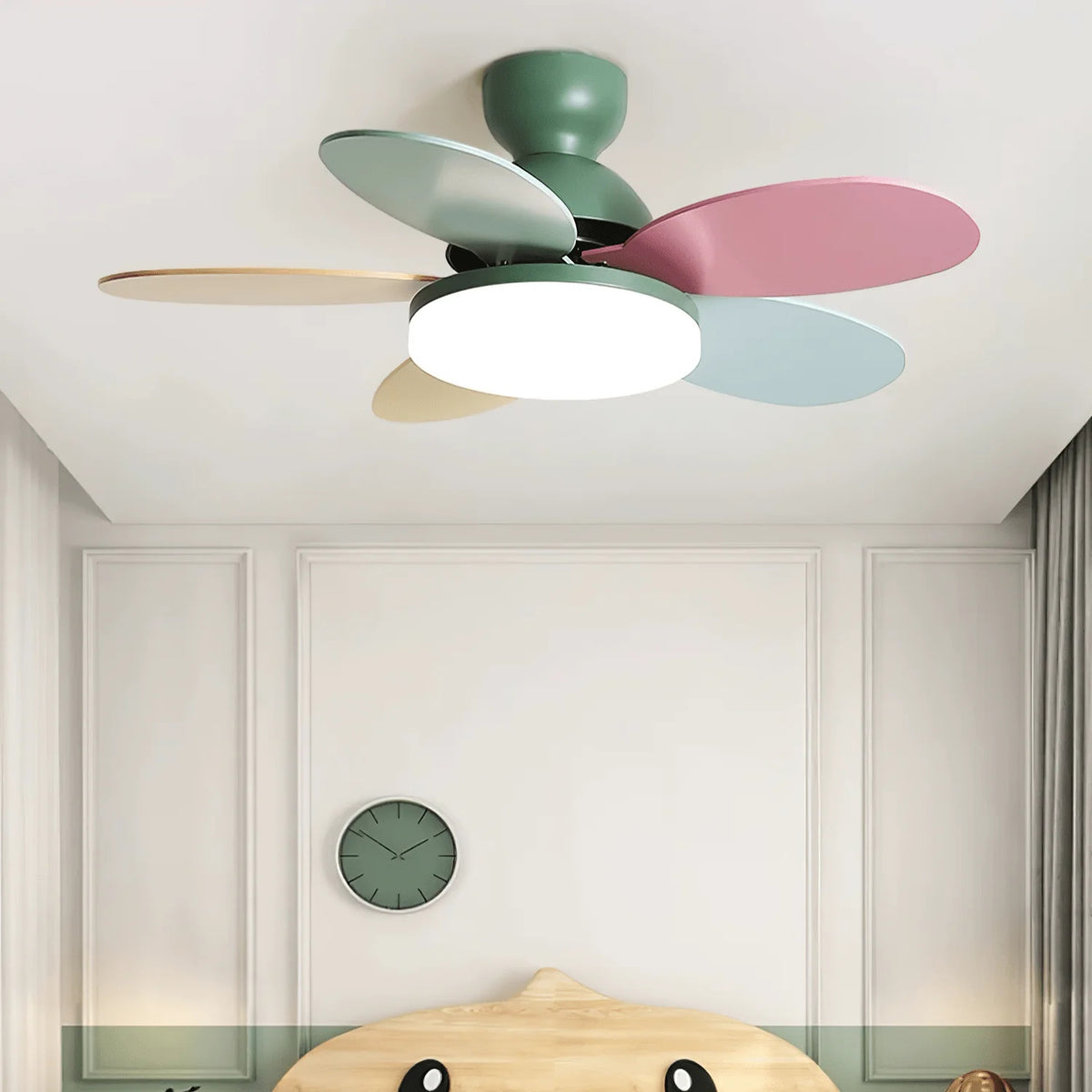 PetalGlow Fan Light