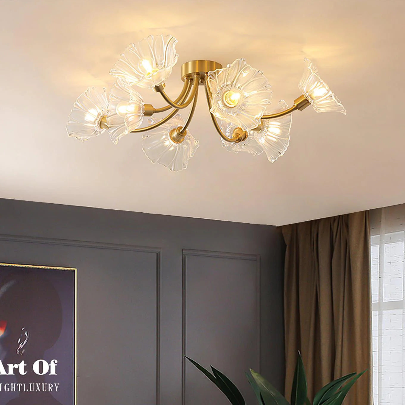 Lampada da soffitto Flora Kalin