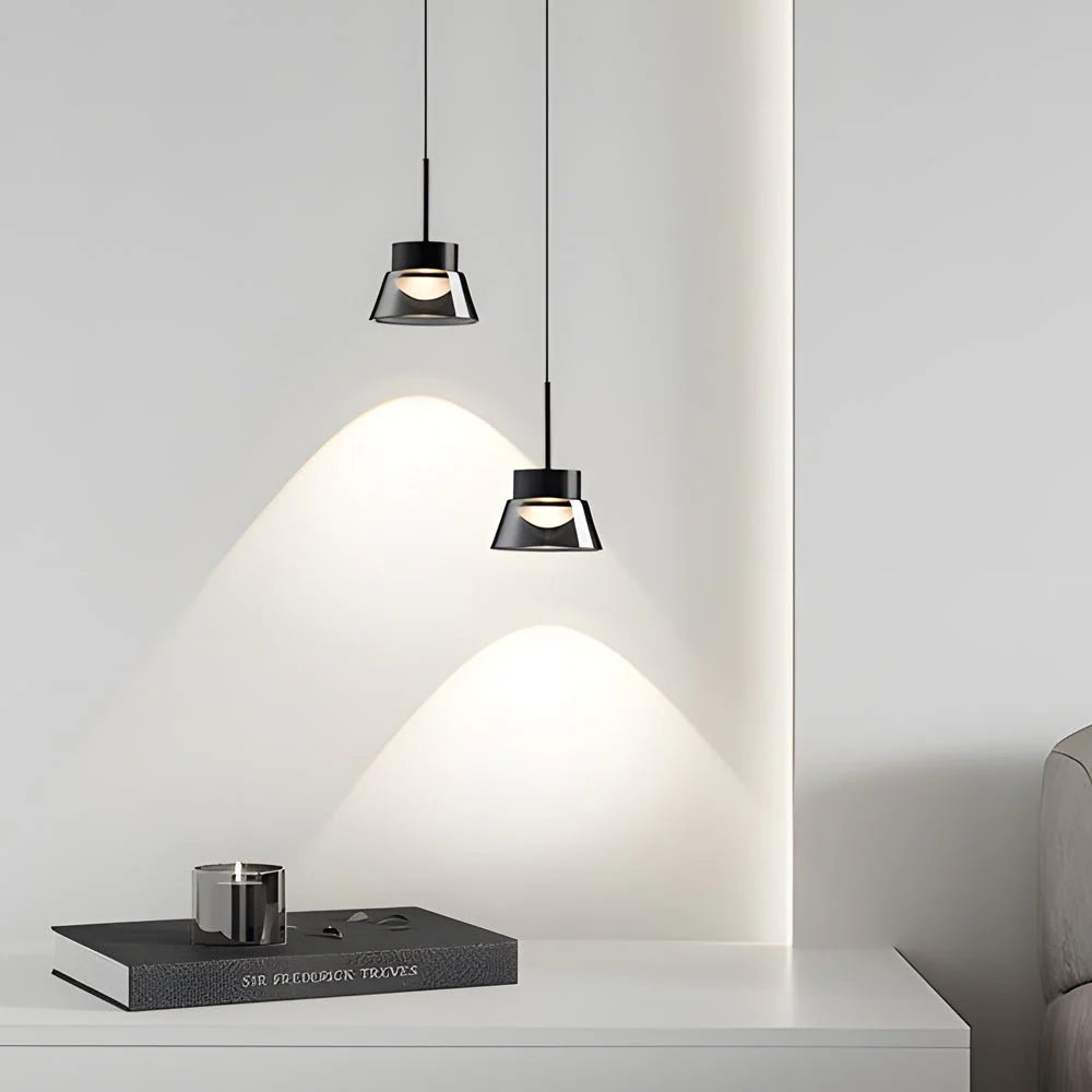 Italiensk minimalistisk glaspendel