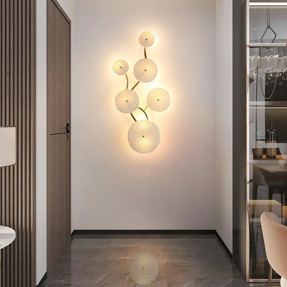 Lotus Bloom Wall Sconce