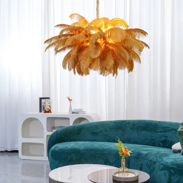 Plume de luxe lysekrone