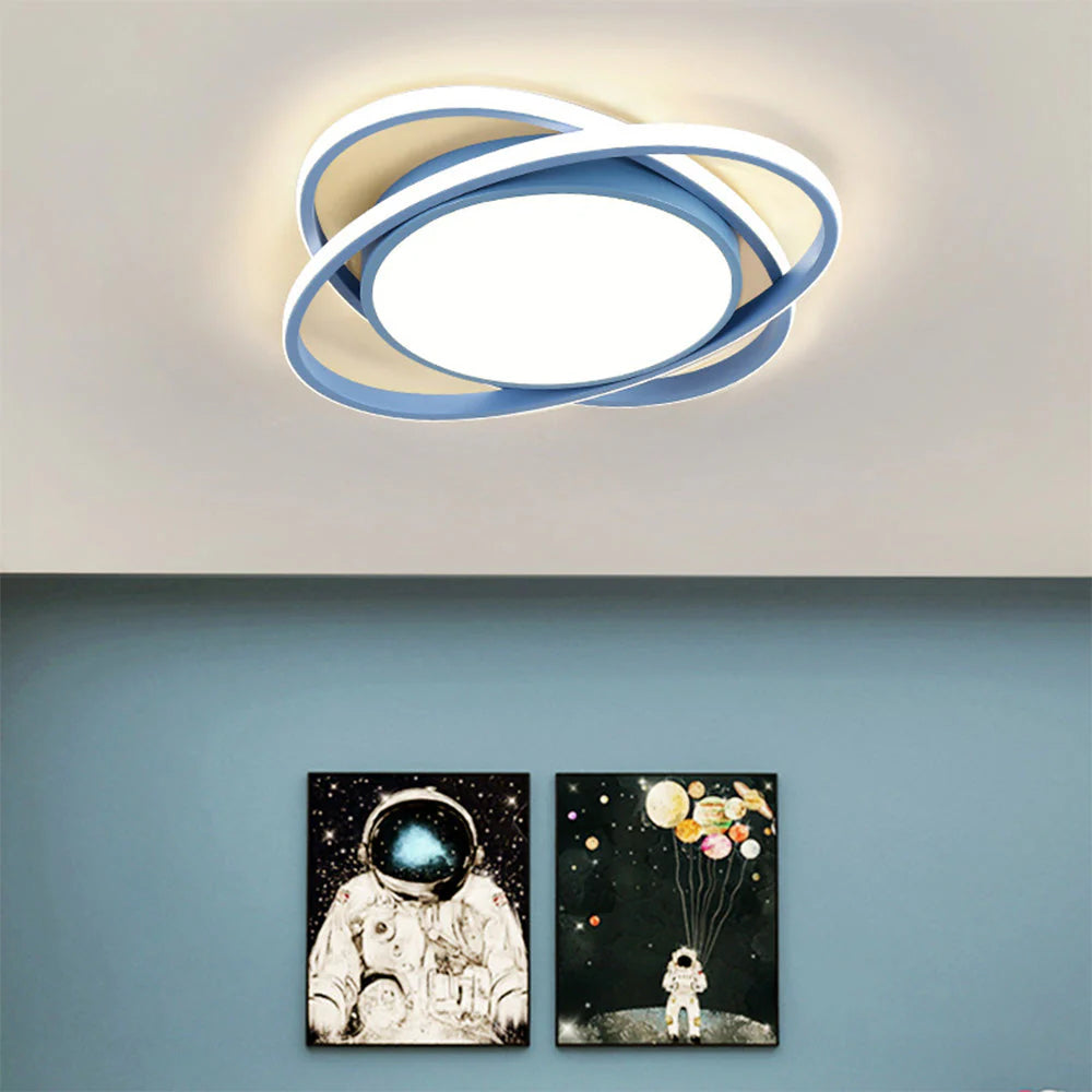 Elegante plafoniera LED rotonda nordica