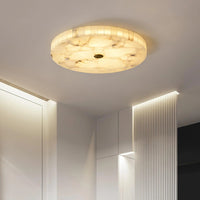 Alabaster gloedplafondlicht