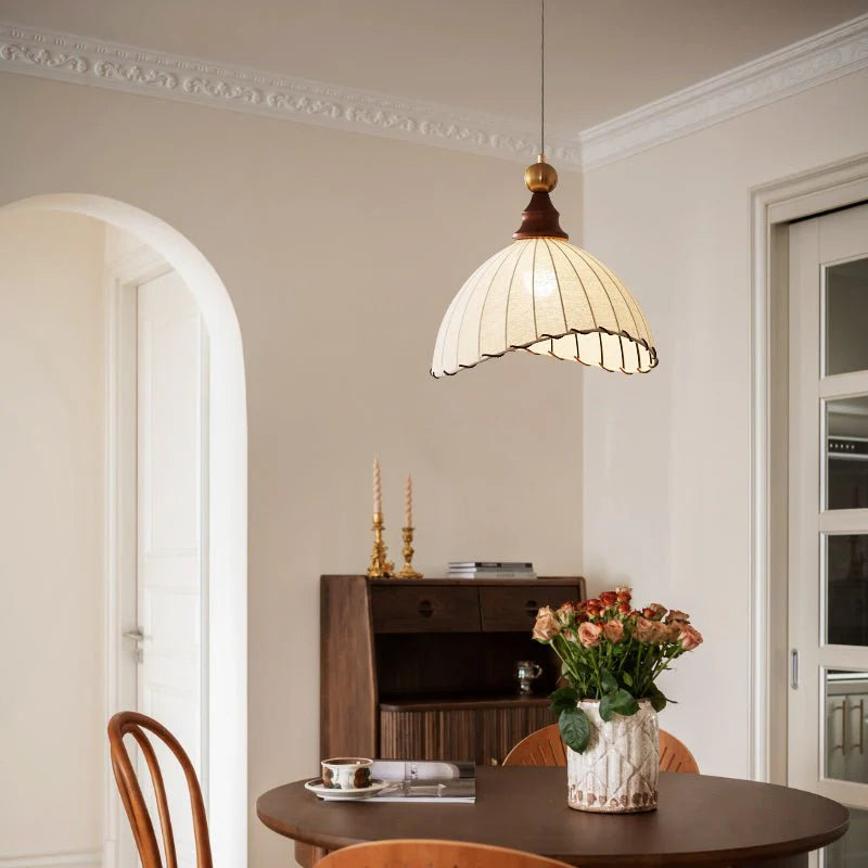 Lampada a sospensione vintage Wabi-Sabi francese