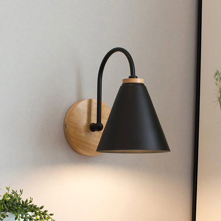 Retro Cone Iron Wall Lamp