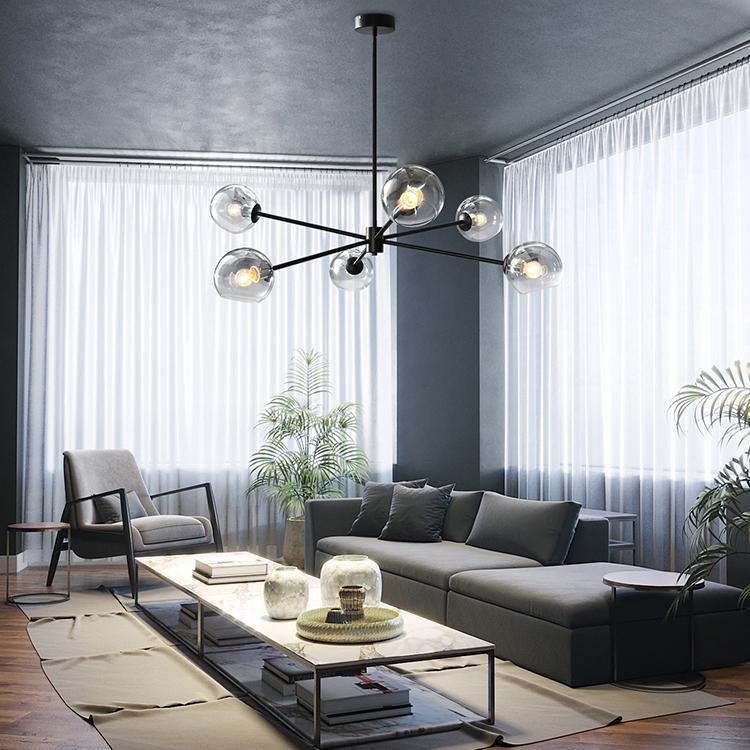 Moderne Axis Glaslysekrone